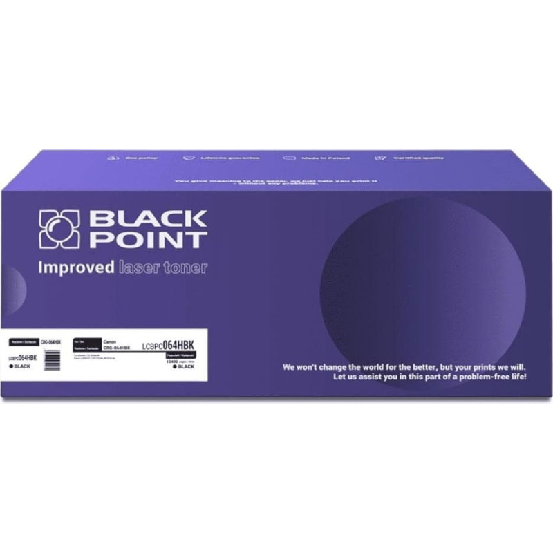 Black Point [LCBPC064HBK] Toner BP (Canon CRG-064HBK)