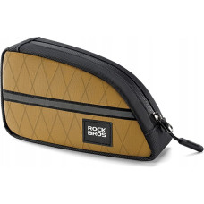 Rockbros Torba trójkątna Rockbros na ramę rowerową 0,8l - brązowa
