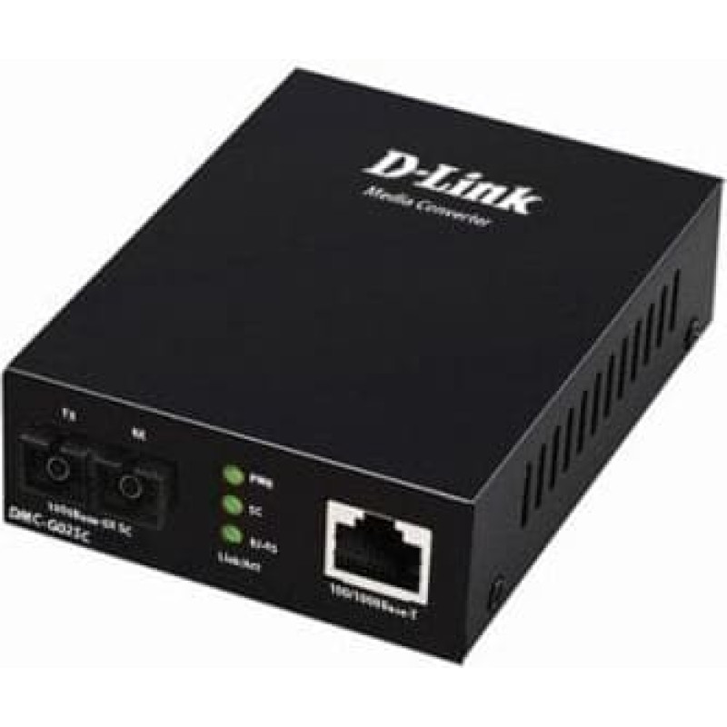 D-Link Gigabit Converter DMC-G02SC/E, 10/100/1000 do 1000 SX Multi (SC) 550m