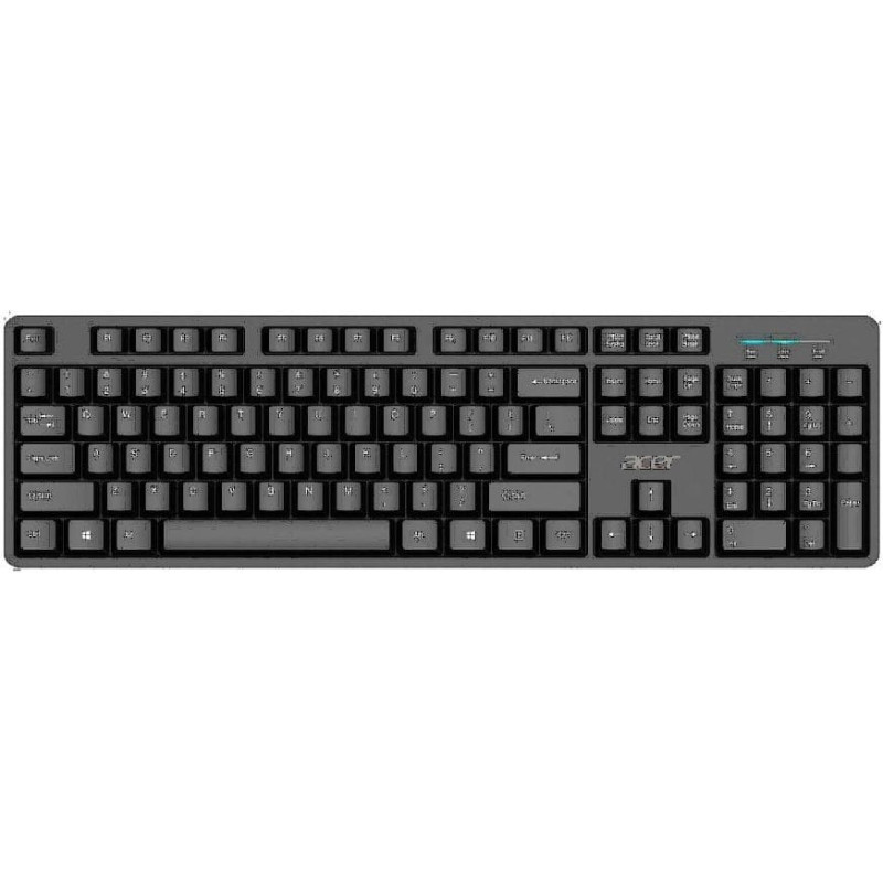 Acer USB Wired Keyboard klawiatura Dom/Biuro QWERTY Amerykański międzynarodowy Czarny