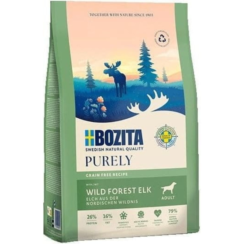 Bozita Purely łoś karma bezzbożowa dorosłe psy 11 kg