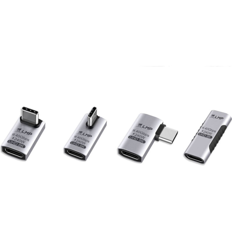 Kanex USB-C (USB4) adapter set (4 pcs.), 8K@60 Hz, aluminum, space gray