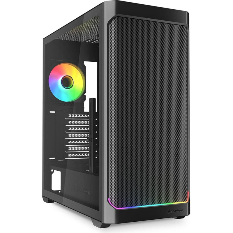 Sharkoon Gehäuse AK4W RGB           ATX       1xGlas   schwa