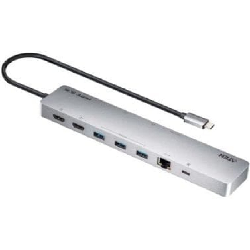 Aten UH3240 USB-C Dock 4K Dual Display mit Power Passthrough