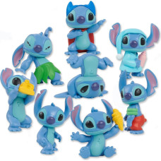 Usorteret Disney Stitch Figure Set 8 Pack 7 cm