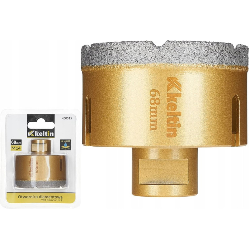 Keltin Otwornica diamentowa do gresu 68mm M14 (50)