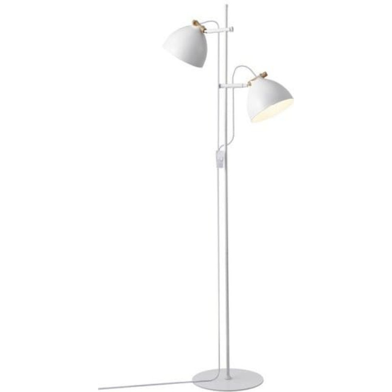 Domoletti FLOOR LAMP 18X150CM 2XG9 WHITE COLO