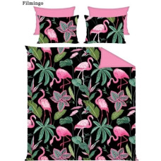 Domoletti BED COV SET Flamingo SATEEN 160x200CM