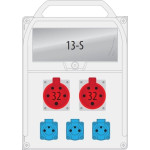 Pawbol Rozdzielnica R-BOX 380R 2x32A/5p 3x250V 13S - B.18.380-35