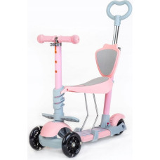 Bm S.p.a. BM HULAJNOGA SCOOTER RÓŻ 3w1 8596164153796