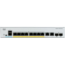 Cisco Catalyst 1000-8T-2G-L - Switch - managed - 8 x 10/100/1000 + 2 x Combo Gigabit SFP (Uplink) - an Rack montierbar - wiederaufbereitet