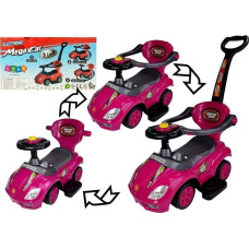 Lean Cars Jeździk z Pchaczem Mega Car 3w1 Różowy