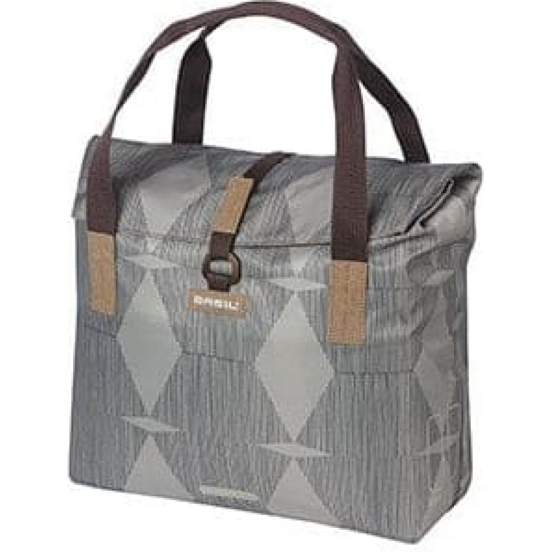 Basil Torba na bagażnik BASIL ELEGANCE BICYCLE SHOPPER 20-26L Hook On System, wodoodporna chateau taupe (NEW)