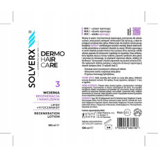 Tołpa SOLVERX Dermo Hair Wcierka do włosów Regeneracja i nawilżenie 100 ml