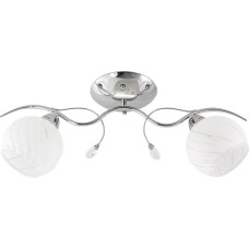 Mdeco Lampa sufitowa Mdeco Sufitowa lampa klasyczna ELM8758/2 8C do jadalni chrom