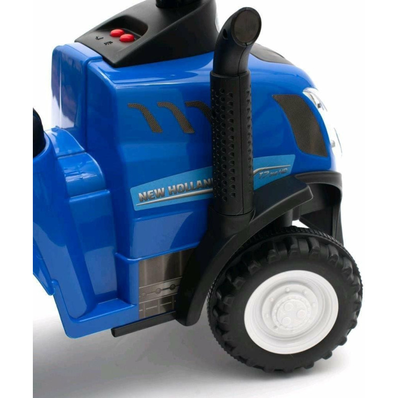 Multistore BM HOLLAND TRAKTOR Z PRZYCZEPKĄ I NARZĘDZIAMI NIEBIESKI 8596164088487