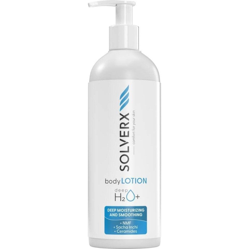 Solverx SOLVERX Deep H2O+ Balsam do ciała głęboko nawilżający - skóra przesuszona i odwodniona 400 ml