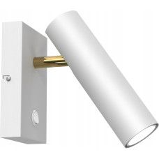 Luminex Axion 245 kinkiet lampa ścienna spot 1x8W GU10 biały/złoty
