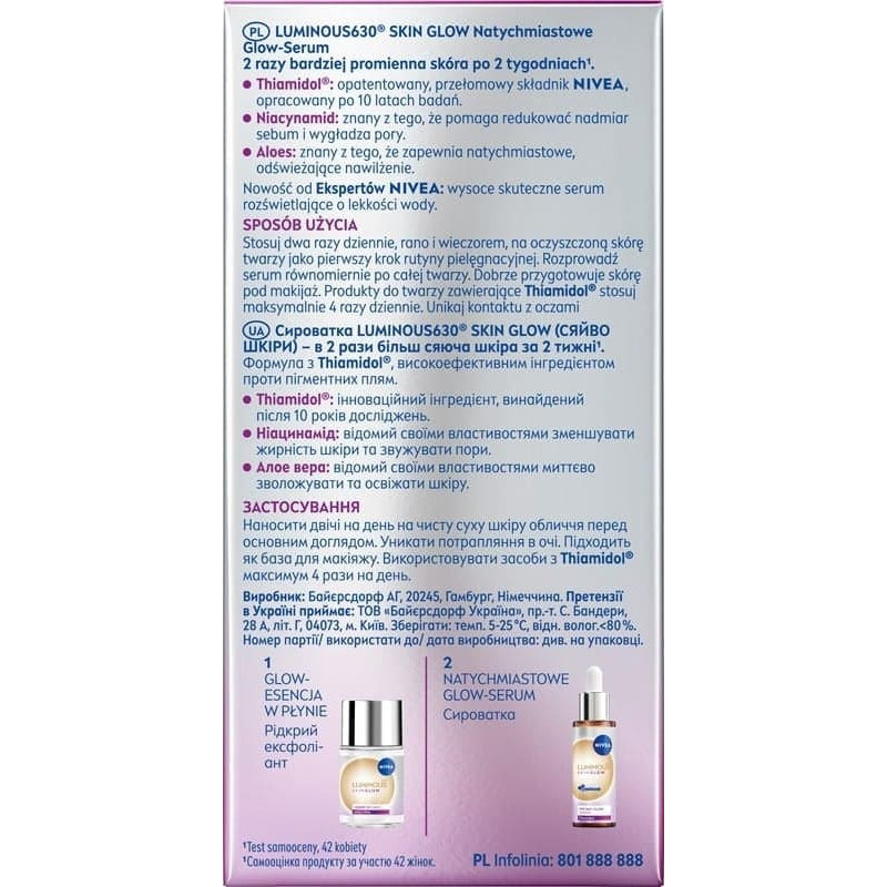 Nivea Luminous Even Glow Serum 15 ml