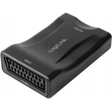 Logilink Video converter, Scart/F to HDMI-A/F, 1080p, black