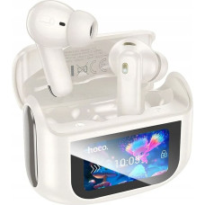 Hoco słuchawki bezprzewodowe bluetooth z ekranem dotykowym TWS ANC + ENC EQ21 białe