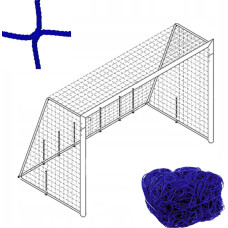 Yakimasport Siatka na bramkę piłkarską 3x2 m | grubość 4 mm | kolor niebieski