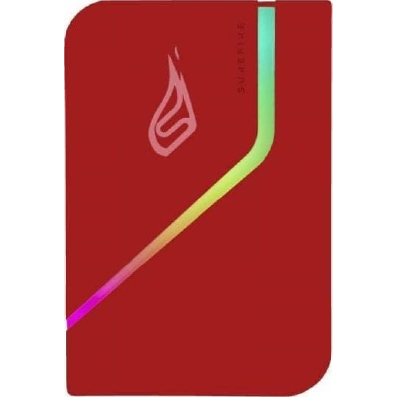 Surefire Dysk zewnętrzny SSD Surefire Dysk zewnętrzny SSD PyroDrive Gaming 1TB USB 3.2 Gen 1 (460/440 MB/s) czerwony