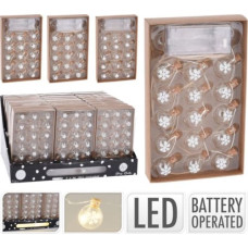 Noname ŁAŃCUCH LED 15LED PŁATKI ŚNIEGU 3 wzory