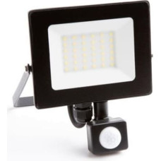 Ecolight Naświetlacz led z czujnikiem ruchu PIR 20W 1800LM AC230V IP65 kąt świecenia 120 neutralna biała 4000K czarny