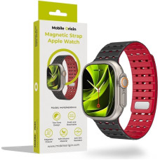 Mobile Origin Magnetic Strap, black/red - AW Ultra 2/1(49mm)9/8/7(45mm)/6/SE/5/4(44mm)/3/2/1(42mm)