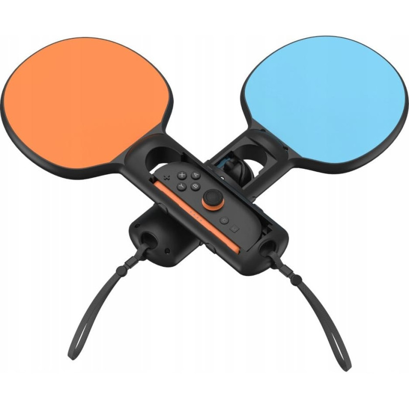 Yaxo Uchwyt do Joy-Con TENNIS SET do NS/NS2 Inferno Orange&Hydro Blue