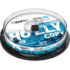 Emtec DVD+RW 4,7GB 4x Cake 10 szt (ECOVPRW47104CB)