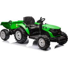 Lean Cars Traktor Na Akumulator HC-306 Z Przyczepą Jasno Zielony 24V