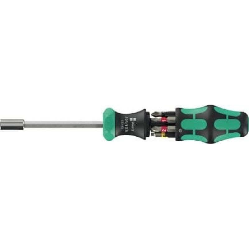Wera Kraftform Kompakt 27 RA 1, Ratsche m Bits, 6-teilig