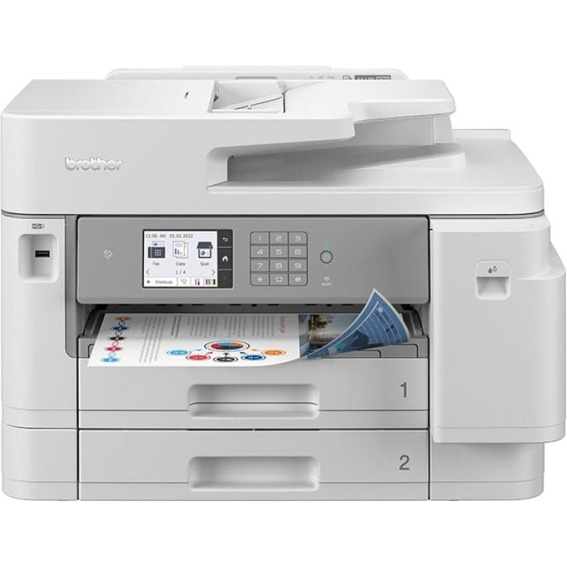 Brother MFCJ5955DWG4 inkjet multifunction printer 30 ppm Ausweisdrucker