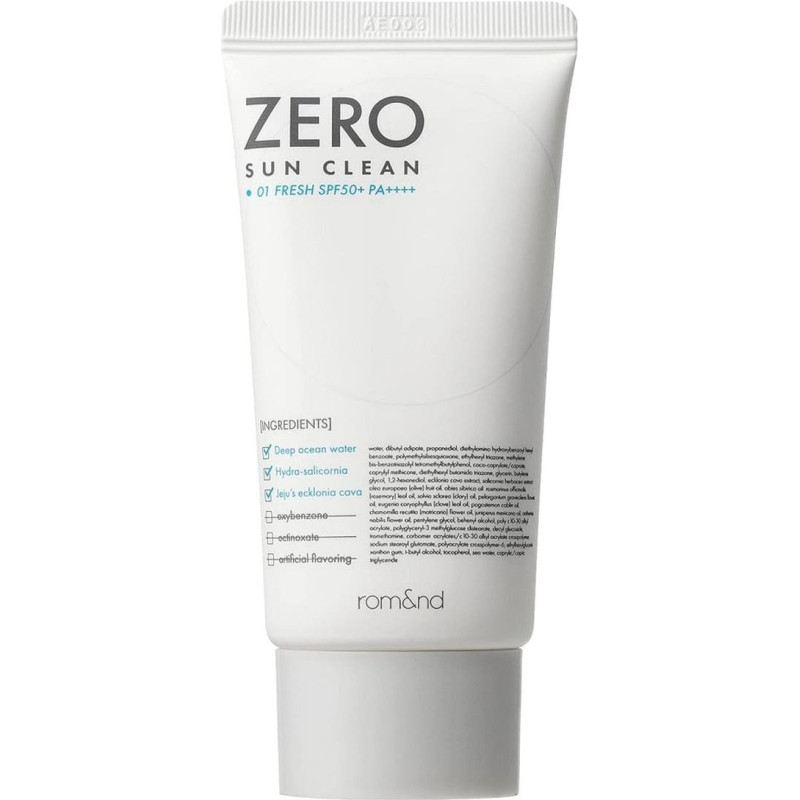 Triton Rom&nd Zero Sun Clean Krem przeciwsłoneczny do twarzy spf50+ pa++++ 01 fresh 50ml
