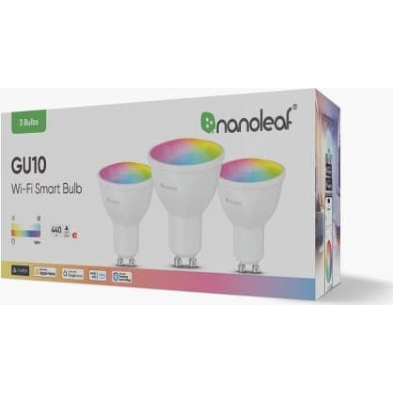 Nanoleaf Essentials Smart – zestaw 3 żarówek GU10 (WiFi)