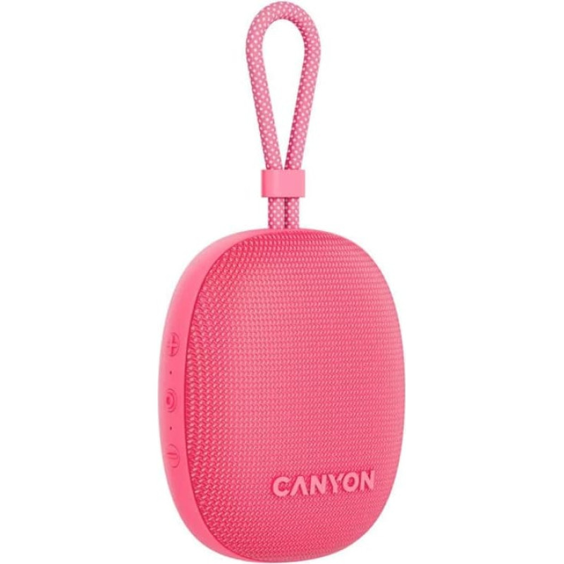 Canyon Głośnik Bluetooth OnMove 12 IPX7 TWS 5W Różowy