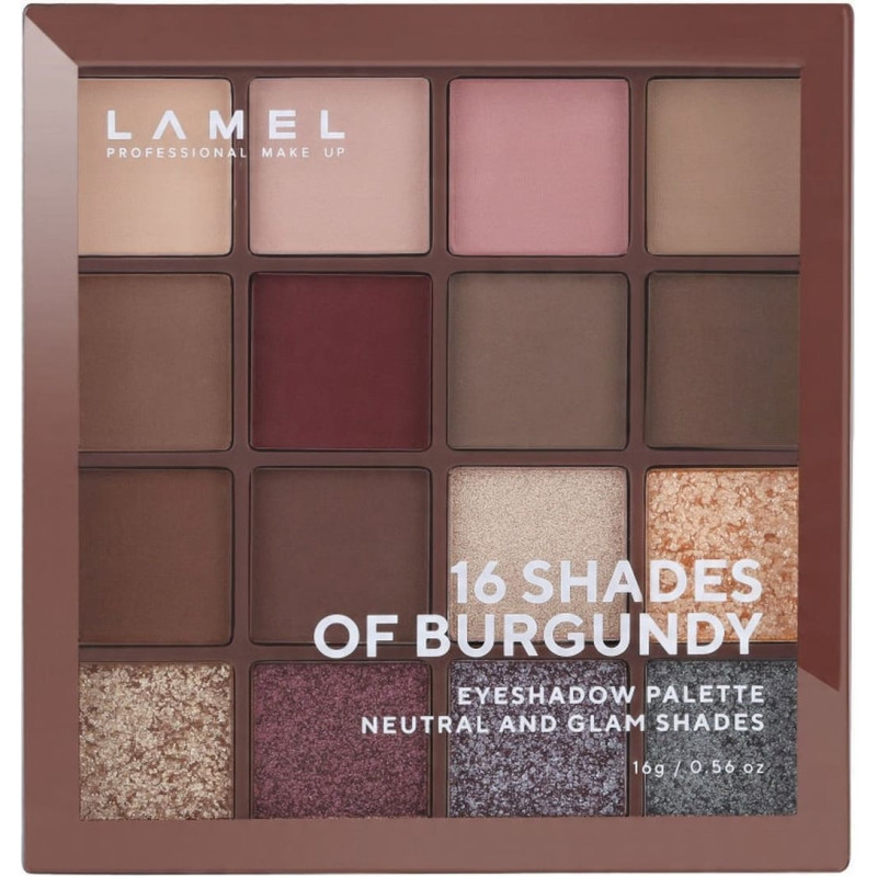 Lamel Paleta cieni Shades of Burgundy No. 16-4&