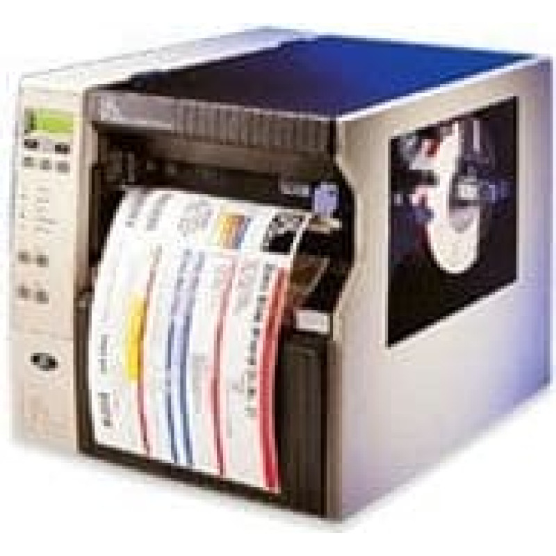 Zebra TT Printer 220Xi4; 203dpi, Euro/ UK cord, Swiss 721 font, Serial, Parallel, USB, Int 10/100, Bifold Media Door