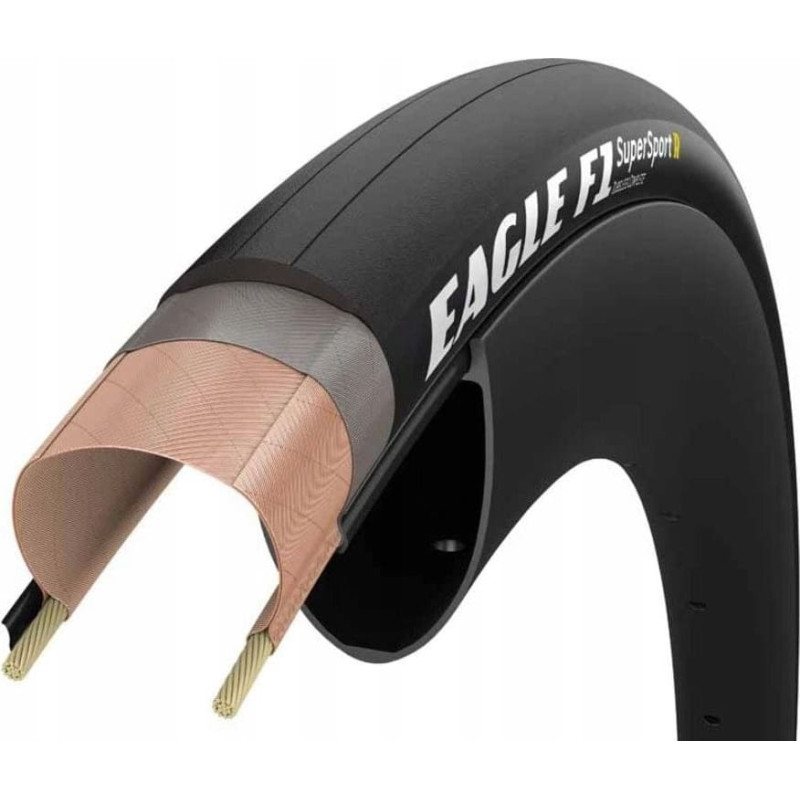 Goodyear Opona GOODYEAR - Eagle F1 SuperSport R Tube Type 700x25/25-622 k. Blk/Tan
