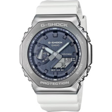 G-Shock Zegarek G-SHOCK Casio G-Shock GM-2100WS-7AER 200m biały