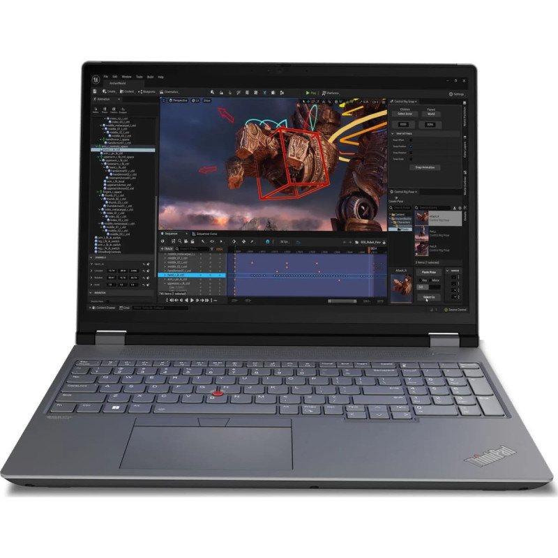 Lenovo Laptop Lenovo ThinkPad P16 G2 i9-13980HX / 64 GB / 1 TB / W11 Pro / RTX 2000 Ada / 165 Hz (21FA005CGE)