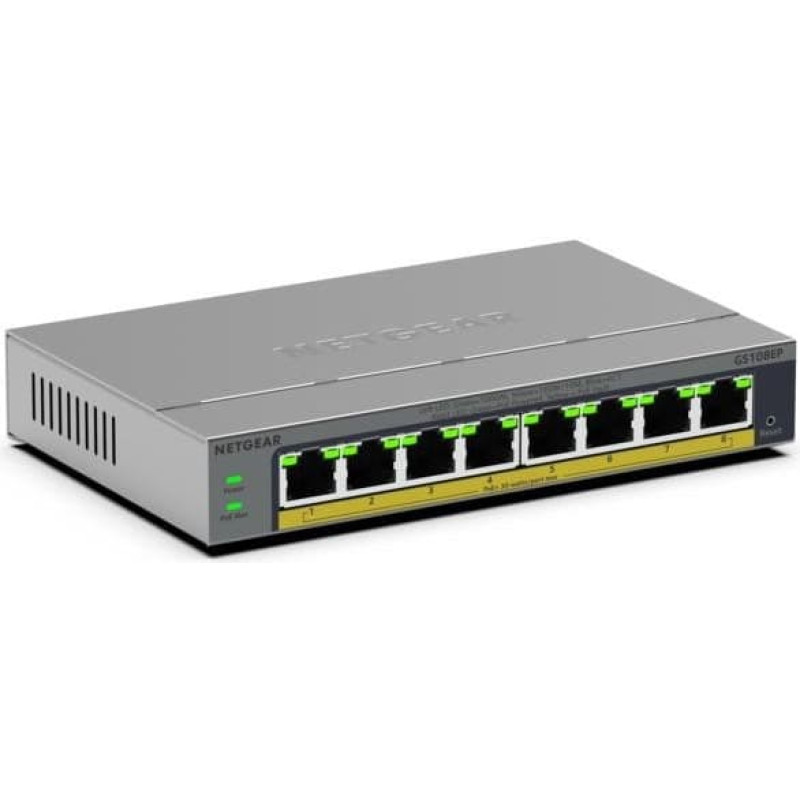 Netgear 8PT GB PLUS Switch W/ POE+ GS108EP