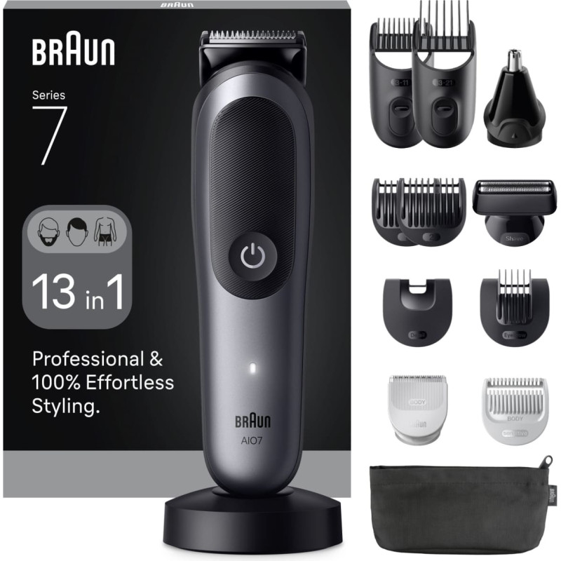 Braun 80789908 maszynka do włosów Ciemny Szary 21 Litowo-jonowa (Li-Ion)