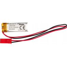 Akyga Akumulator Li-Po LP401230 Akyga AKY0474 3.7V / 110mAh PCM złącze JST 2-Pin 150mm