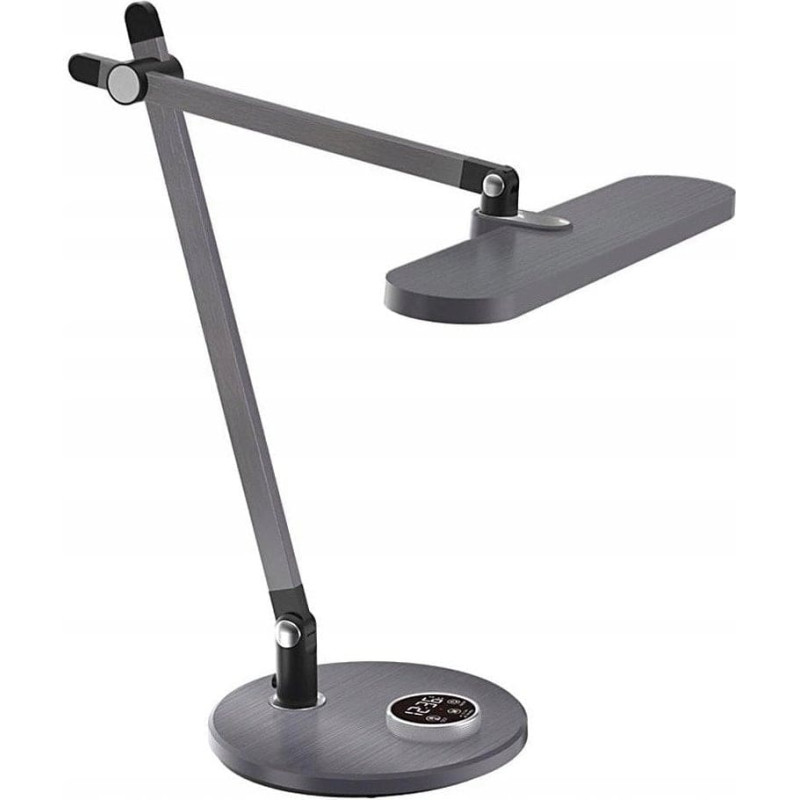 Svensson Lampka SVENSSON Light biurkowa 620 lumen 12W szary metalik, model Riga