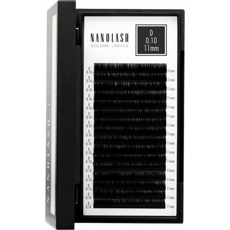 Nanolash Zestaw sztuczne rzęsy Nanolash VOLUME LASHES Doczepy 11 mm