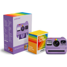 Polaroid Go Gen 2, purple + Color Film Bundle (16 photos)