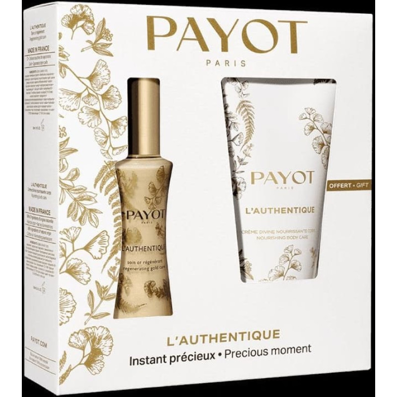 Payot Set Payot: L'Authentique, Gold Micro-Particles, Regenerating, Cream, For Face, 50 ml + L'Authentique, Nourishing, Body Cream, 150 ml For Women